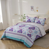 Handsome Quilted Bedspread and Pillowcases Set: Strong, Sturdy, and Stylish - Queen size