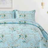 Heavenly Quilted coverlet and pillowcovers set: Cozy and Warm - Queen size