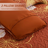 Toasty Quilted bedspread and pillowcovers set: Perfect for Cold Nights - Queen size