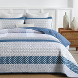 Dazzling Quilted bedspread and pillowcovers set: Add Sparkle to Your Space - Queen size