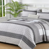 Bespoke Quilted Bedspread and Pillowcases Set: Tailored Luxury for Your Home - Queen size