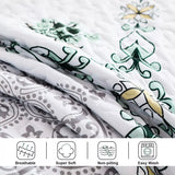 Exquisite Quilted Bedspread and Pillowcases Set: A Touch of Elegance for Your Space - Queen size