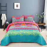 Beautiful Quilted coverlet and pillowcovers set: Comfortable and Versatile - Queen size