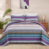 Hygge Quilted bedspread and pillowcovers set: Embrace Cozy Living - Queen size