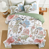 Warm and Inviting Quilted Bedspread and Pillowcases Set: Designed for Relaxation - Queen size