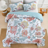 Jazzy Quilted bedspread and pillowcovers set: Express Your Personality - Queen size