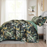 Lush Quilted coverlet and pillowcovers set: Soft and Cozy Feel - Queen size