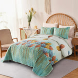 Majestic Quilted bedspread and pillowcovers set: Enhance Your Sleep Experience - Queen size