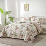 Artisan Quilted Coverlet and Pillowcases Set: A Masterpiece for Your Bed - Queen size