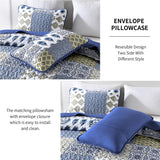 Gorgeous Quilted bedspread and pillowcovers set: Comfortable Elegance - Queen size