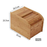 Bamboo Rice Grain Cereal Flour Sealed Storage Box