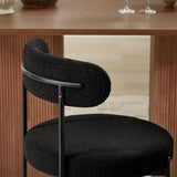 Amia Set of 2 Dining Chair in Black