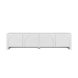 Dome White TV Unit