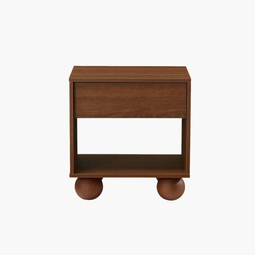 Orbie Bedside Table in Walnut