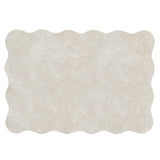 Jeremy Wave-shaped Fluffy Rug - 160 cm