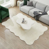 Jeremy Wave-shaped Fluffy Rug - 160 cm