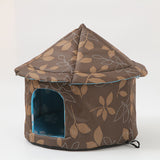 Outdoor Waterproof Cat House - Insulated, Weatherproof, Warm Shelter for Cats, Ideal for Winter Protection, Size: S 35*40cm