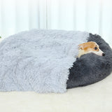 Fluffy Pet Blankets-Soft Faux Fur, Anti-Anxiety Cozy Throws for Cats and Dogs, M 80*55cm  khaki