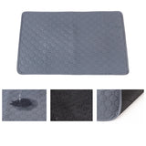 2 PCS Washable Waterproof Pet Pad-Non-Slip, Absorbent, Reusable Mat for Dogs and Cats  M(70*50cm)