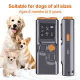 Ultrasonic Dog Training Device - Rechargeable Anti-Bark Control and LED Flashlight