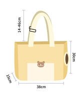 Breathable Pet Carrier Bag for Outdoor Use - Lightweight and Comfortable for Small Pets 38*15*30cm