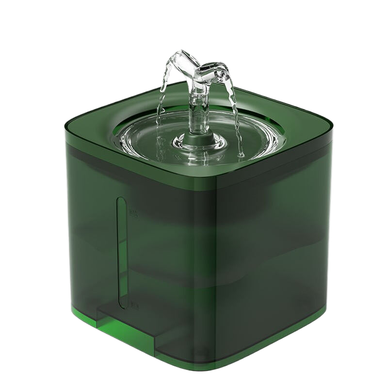 Dark green pet automatic water dispenser [Standard version] 161 * 161 * 153mm