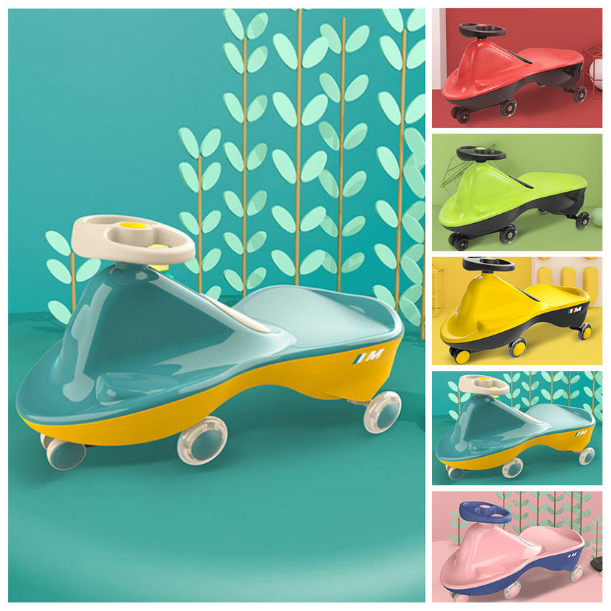 Bobisi Green-Glide Walker Swing Car Twist Car Rind On Toy  Italian Designer For Children Outdoor