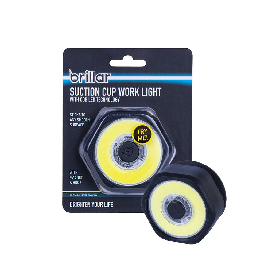 Suction Cup Work Light with COB LED Technology-Black/Navy - Navy