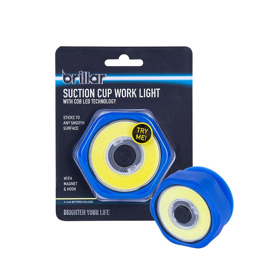 Suction Cup Work Light with COB LED Technology-Black/Navy - Navy