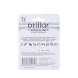 2 Pack Brillar 9V Platinum Alkaline Battery