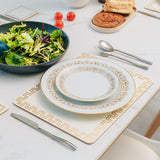 Clevinger Set of 4 MD Placemats Gold Border