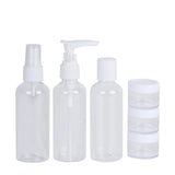 6 Pcs Travel Bottle Set with PVC Storage Bag