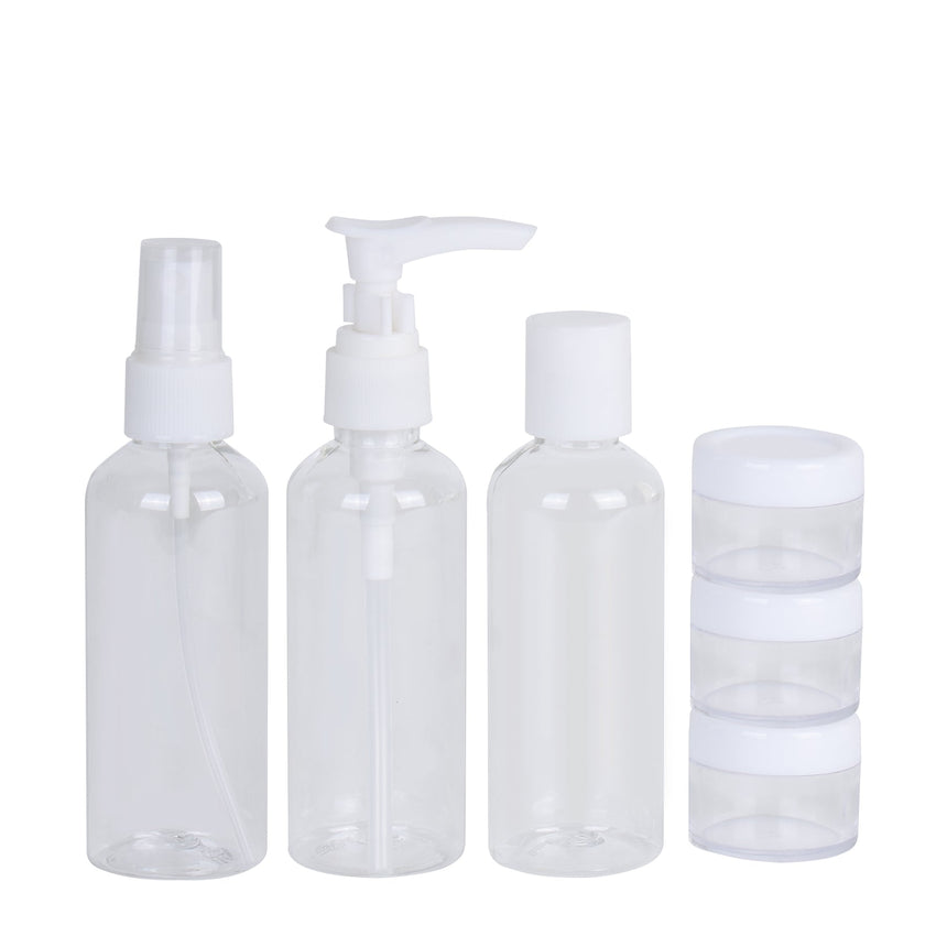 6 Pcs Travel Bottle Set with PVC Storage Bag