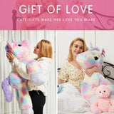 105cm Jumbo Lying Unicorn Soft Plush Toy