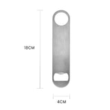 Stainless Steel Contemporary Flat Bar Blade Bottle Opener