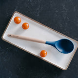 2pcs Beechwood & silicone spoon navy