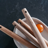 2pcs Beechwood & silicone spoon navy