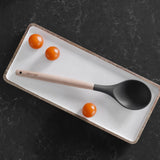 2pcs Beechwood & silicone spoon charcoal