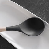 2pcs Beechwood & silicone spoon charcoal