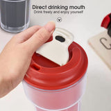 460ml Double wall insulated Coffee Cup Red