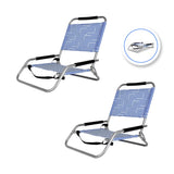 2pc Lazy Dayz Foldable Beach Chair - Makena