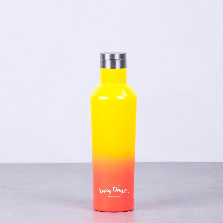 Lazy Dayz Spartan Drink Bottle 480ml - Yellow Peach Ombre