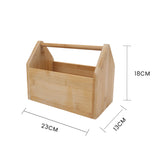 Bamboo Storage Tools Box