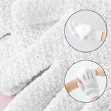 LIVING TODAY Exfoliating Gloves White