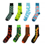 8 Pairs Fashion Novelty Funny  Socks one Size 5-13 Men  Socks  Women  Socks #4