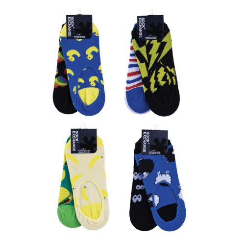 8 Pairs Unisex Novelty No Show Sock Cotton #1