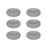 6 Pack Household Cleaning Stainless Steel Jumbo Scourers