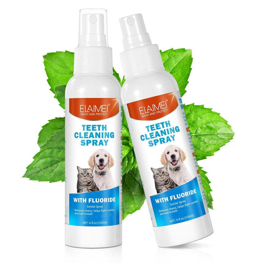 2 Pcs Pet Oral Breath Freshener Spray | Eliminates Bad Breath | Dental Care for Dogs & Cats