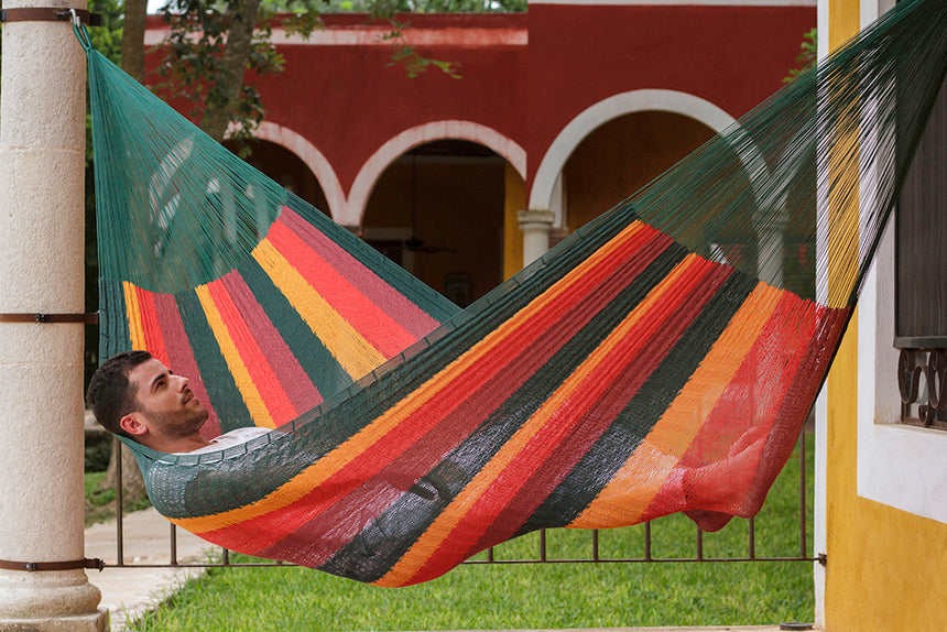 The out and about Mayan Legacy hammock Doble Size in Imperial colour