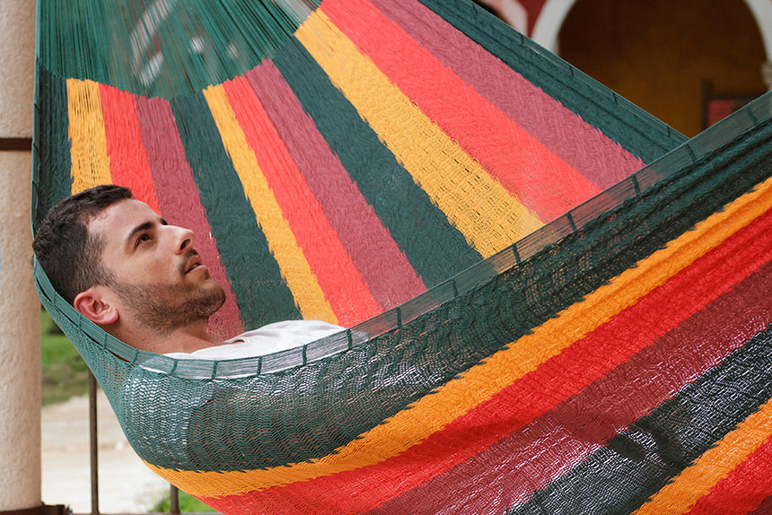 The out and about Mayan Legacy hammock Doble Size in Imperial colour